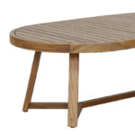 Τραπέζι Stellan  μασίφ ξύλο ευκαλύπτου 220x130x75εκ
