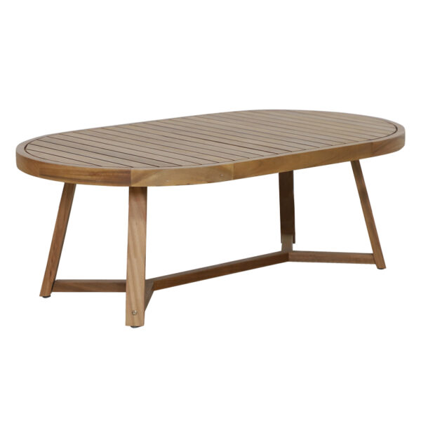 Τραπέζι Stellan  μασίφ ξύλο ευκαλύπτου 220x130x75εκ