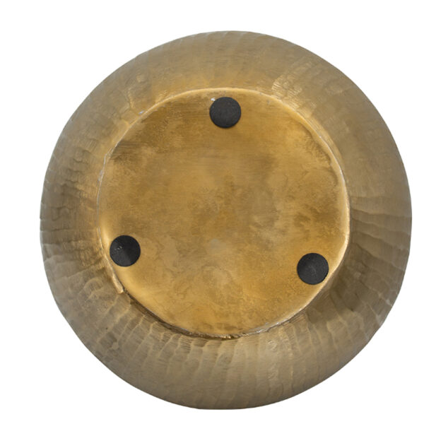 Trophy Διακοσμητικό Βάζο/Δοχείο Αλουμίνιο Χρυσό (34x34x29)cm