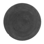 Artekko Woody Βοηθητικό Τραπέζι από Ξύλο Suar Μαύρο (42x42x42)cm
