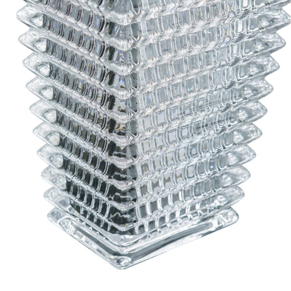 Glassy Διακοσμητικό Βάζο Γυαλί Διάφανο (16,5x12x28)cm