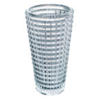 Artekko Glassy Διακοσμητικό Βάζο Γυαλί Διάφανο (15x15x27.5)cm