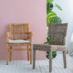 Victory Καρέκλα από Ρατάν σε Φυσικό Χρώμα (65x62x84)cm
