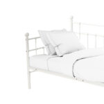 Κρεβάτι Havelock  λευκό μεταλλικό 90x190x98εκ