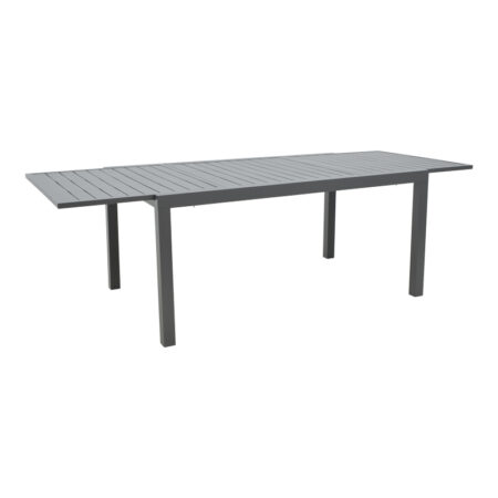 Τραπέζι επεκτεινόμενο Lafla  αλουμινίου ανθρακί 160-240x100x75εκ