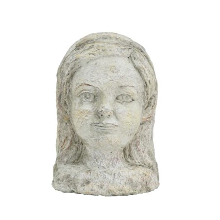 Artekko Cement Διακοσμητική Γυναικεία Φιγούρα από Τσιμέντο Γκρι (17x15x24)cm