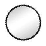 Artekko Mirror Καθρέπτης Τοίχου Μέταλλο Γυαλί Μαύρο (81.3x2.5x81.3)cm