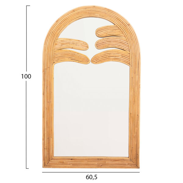 ΚΑΘΡΕΠΤΗΣ ΤΟΙΧΟΥ REFLECT HM4367 ΦΥΣΙΚΟ RATTAN 60x4,5x100Υεκ.