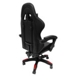 ΠΟΛΥΘΡΟΝΑ GAMING DARREN HM1203.01 ΜΑΥΡΟ-ΚΟΚΚΙΝΟ PVC & NYLON 51x49x125Υεκ.