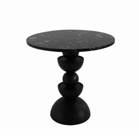 UP   DOWN 45 SIDE TABLE ΜΑΥΡΟ 45x45xH44