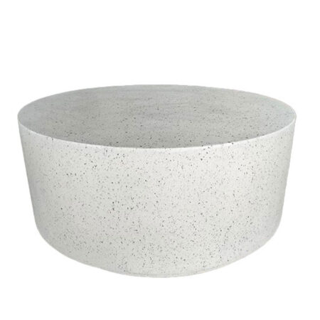 WHEEL SIDE TABLE TERRAZZO 90x90xH41
