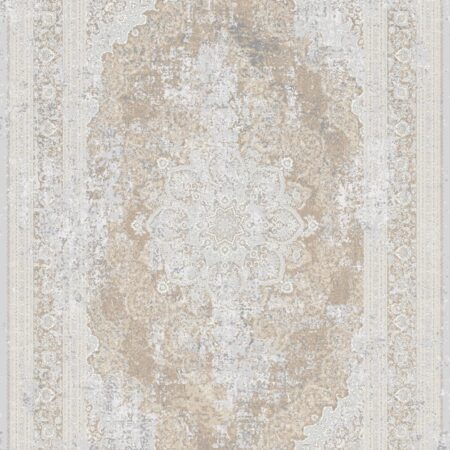 ΧΑΛΙ LUXURIOUS SILK 5989 GREY BEIGE - 200cm x 250cm