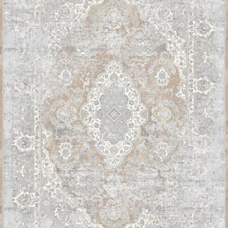 ΧΑΛΙ LUXURIOUS SILK 5991 GREY BEIGE - 080cm x 150cm