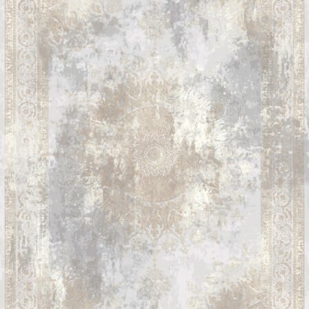 ΧΑΛΙ LUXURIOUS SILK 8098 GREY BEIGE - 160cm x 230cm