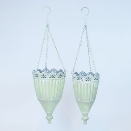 Artekko Klul Γλάστρες Κρεμαστές Πράσινες (19x19x34)cm