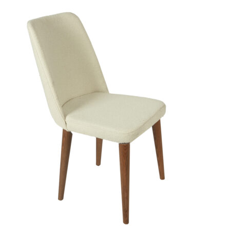 MILANO CHAIR  WALNUT LIGHT  LEGS  MAZZ FABRIC SALONA V 24