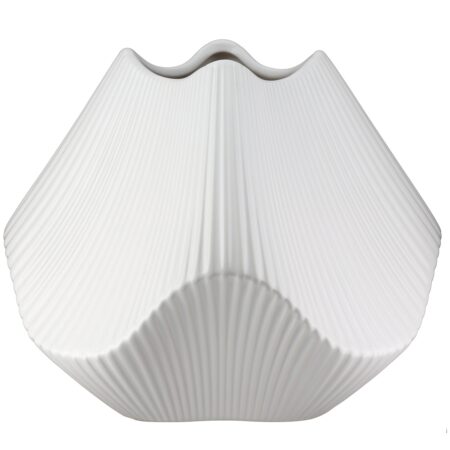 Βάζο Κεραμικό Λευκό 22X22X19Cm 22X22X19Cm