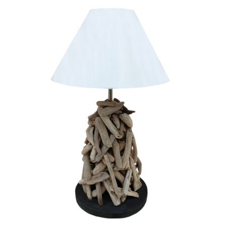 ΕΠΙΤΡΑΠΕΖΙΟ ΦΩΤΙΣΤΙΚΟ TWIGGY HM4423 DRIFTWOOD & ΛΕΥΚΟ ΚΑΠΕΛΟ Φ25x55Υεκ.