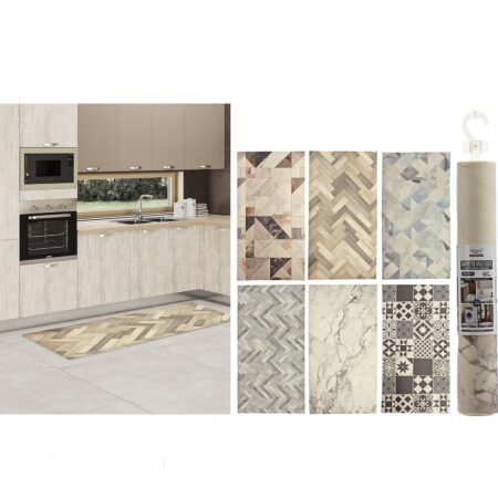 Χαλί  Πολύχρωμο PVC 170x50x0.4cm Σε 6 Σχέδια