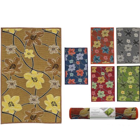 Χαλί  Πολύχρωμο 70% Πολυεστέρας/30% Βαμβάκι 55x180CM Σε 6 Σχέδια