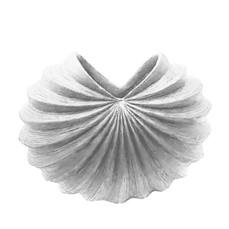 GALLINA BLANC VASE 36x18x31 POLYRESIN WHITE MATTE