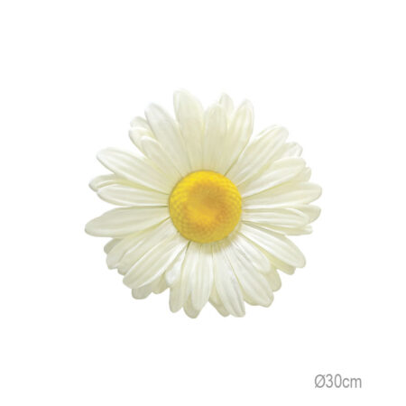 ΚΡΕΜΑΣΤΟ ΑΝΘΟΣ ΜΑΡΓΑΡΙΤΑ ΕΚΡΟΥ ΓΙΓΑΣ - Φ30x9cm 24/ΚΙΒ