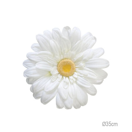 ΚΡΕΜΑΣΤΟ ΑΝΘΟΣ ΜΑΡΓΑΡΙΤΑ ΛΕΥΚΟ ΓΙΓΑΣ - Φ35x10cm 24/ΚΙΒ
