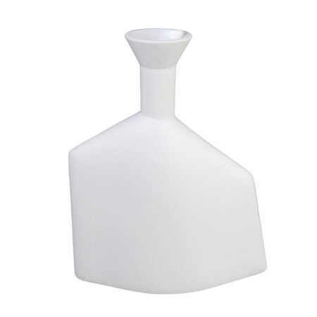 WAZOO ΔΙΑΚΟΣΜΗΤΙΚΟ ΒΑΖΟ 20x7x25.5 POLYRESIN ΛΕΥΚΟ