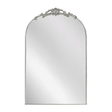 Artekko Dia Ασημί Μεταλλικός Καθρέπτης Τοίχου (50.5x4x80.5)cm