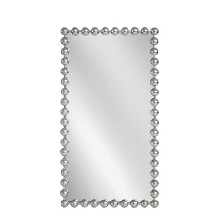 Artekko Dia Ασημί Μεταλλικός Καθρέπτης Τοίχου (70x4.5x130)cm