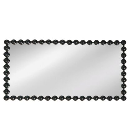 Artekko Dia Μαύρος Μεταλλικός Καθρέπτης Τοίχου (70x4.5x130)cm