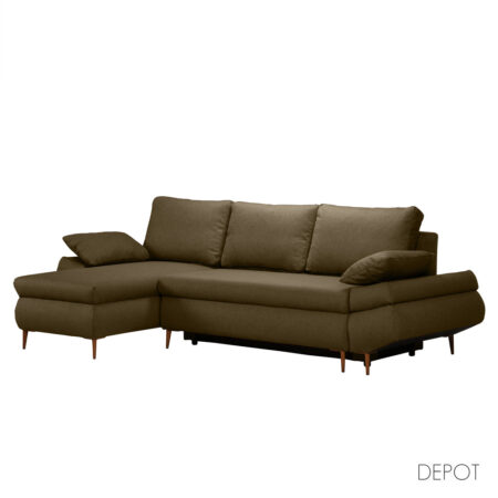 JACOB ΚΑΝΑΠΕΣ ΚΡΕΒΑΤΙ ΓΩΝΙΑ ΑΡΙΣΤΕΡΗ ΚΑΦΕ NEVE 17 264x154x84.7cm