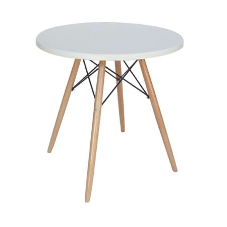 RANDY WERZALIT Φ60εκ. ΛΕΥΚΟ - ΞΥΛΟ/ΒΕΡΖΑΛΙΤ - ΛΕΥΚΟ