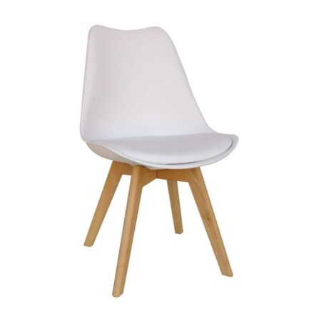 LOGAN PLUS ΛΕΥΚΗ(Σ4)ΚΑΡ/ΔΕΡΜ/ΡΡ - ΞΥΛΟ/PP/PU - ΛΕΥΚΟ