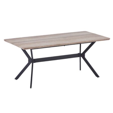 LEXUS PATINA 120Χ60Χ45εκ.ΤΡΑΠΕΖΙ ΣΑΛΟΝΙΟΥ - ΜΕΤΑΛΛΟ/MDF/3D PAPER - PATINA