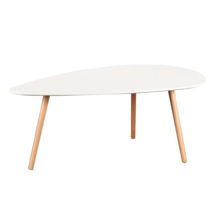 TAMY BIG WHITE 116Χ65Χ45εκ.ΤΡΑΠΕΖΙ ΣΑΛΟΝΙΟΥ - ΞΥΛΟ/MDF - ΦΥΣΙΚΟ/ΛΕΥΚΟ