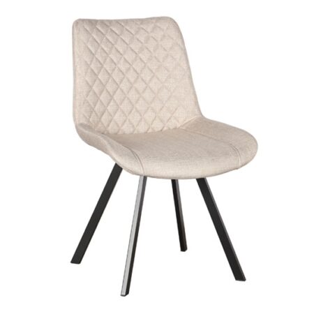 ALESIA S BEIGE ΥΦΑΣΜΑ ΚΑΡΕΚΛΑ ΜΕΤΑΛΛΙΚΗ - ΜΕΤΑΛΛΟ/ΥΦΑΣΜΑ - BEIGE