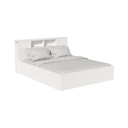 Κρεβάτι OLYMPUS σε λευκή απόχρωση 140x200εκ