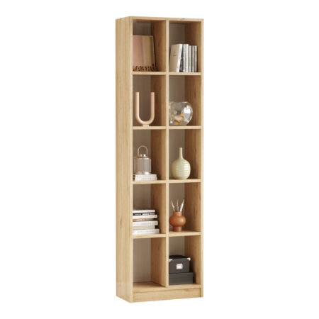 Βιβλιοθήκη Oteca 10θέσεων  oak 51.1x25.4x180εκ