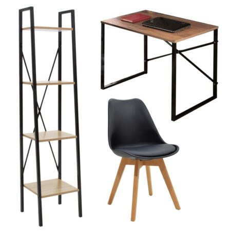 Φοιτητικό πακέτο επίπλων γραφείου Zayin-Ramon-Gaston I  σετ 3 τμχ