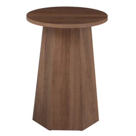 ΤΡΑΠΕΖΙ ΣΑΛΟΝΙΟΥ CARPEN HM18270 MDF ΜΕ ΕΠΕΝΔΥΣΗ PAPERWOOD Φ40x55.5Υεκ.