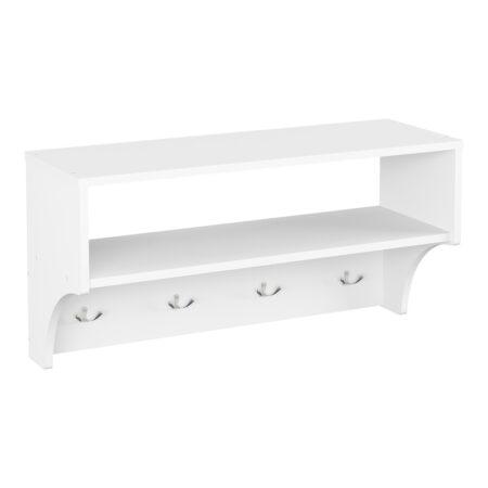 Κρεμάστρα Crosta  σε λευκή απόχρωση 80x28x40εκ