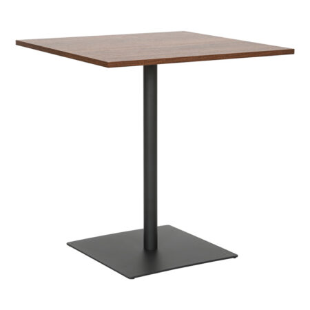Τραπέζι Nerobian  mdf σε καρυδί απόχρωση 70x70x75εκ