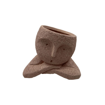 POLYFACE ΒΑΖΟ 18x13x15 POLYRESIN TERRACOTTA