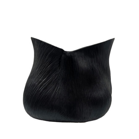 FLORESTA ΒΑΖΟ 32x22x27.5 POLYRESIN ΜΑΥΡΟ