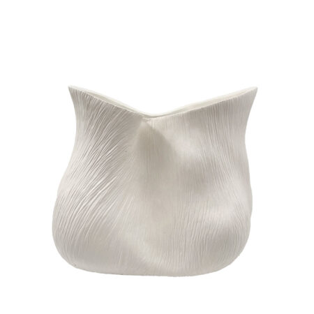 FLORESTA ΒΑΖΟ 32x22x27.5 POLYRESIN ΑΣΠΡΟ