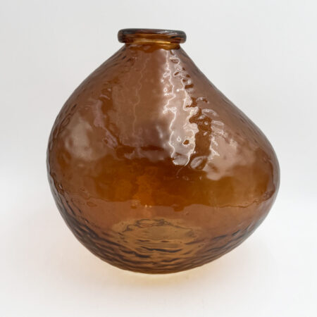 BOCAL ΒΑΖΟ 25x25x25 ΓΥΑΛΙ CARAMEL