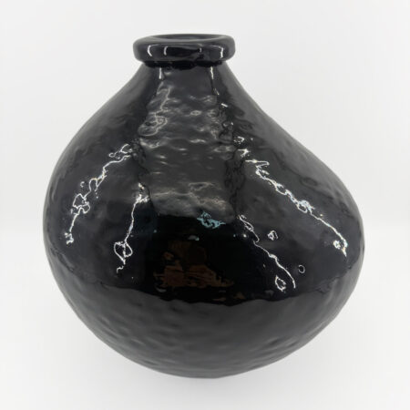 BOCAL ΒΑΖΟ 25x25x25 ΓΥΑΛΙ ΜΑΥΡΟ