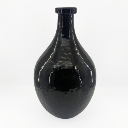 FLACON ΒΑΖΟ 27.5x27.5x46 ΓΥΑΛΙ ΜΑΥΡΟ