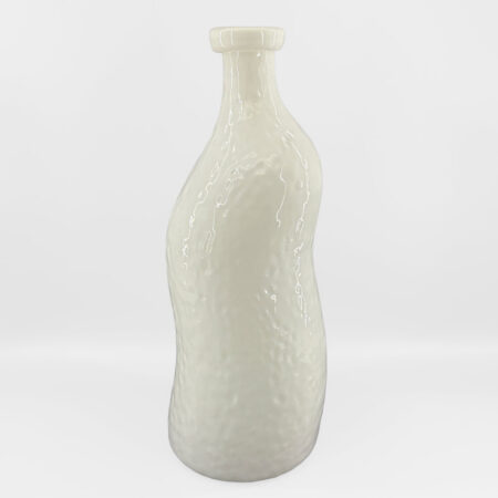 ROMAIN ΒΑΖΟ 15.5x15.5x40 ΓΥΑΛΙ ΑΣΠΡΟ